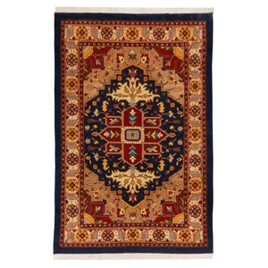 فرش دستباف شش متری سی پرشیا  کد 179732 زمینه سرمه ای