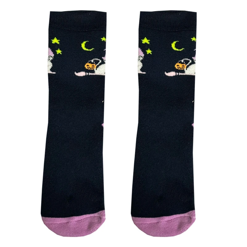 جوراب ساق بلند دخترانه مدل ترمزدار