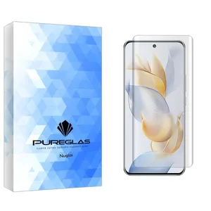 محافظ صفحه نمایش پیور گلس مدل NueGlas UV مناسب برای گوشی موبایل آنر 90