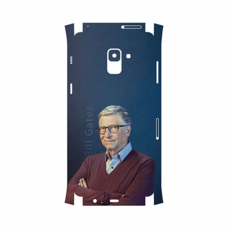 برچسب پوششی ماهوت مدل Bill Gates-FullSkin مناسب برای گوشی موبایل سامسونگ Galaxy A8 Plus 2018
