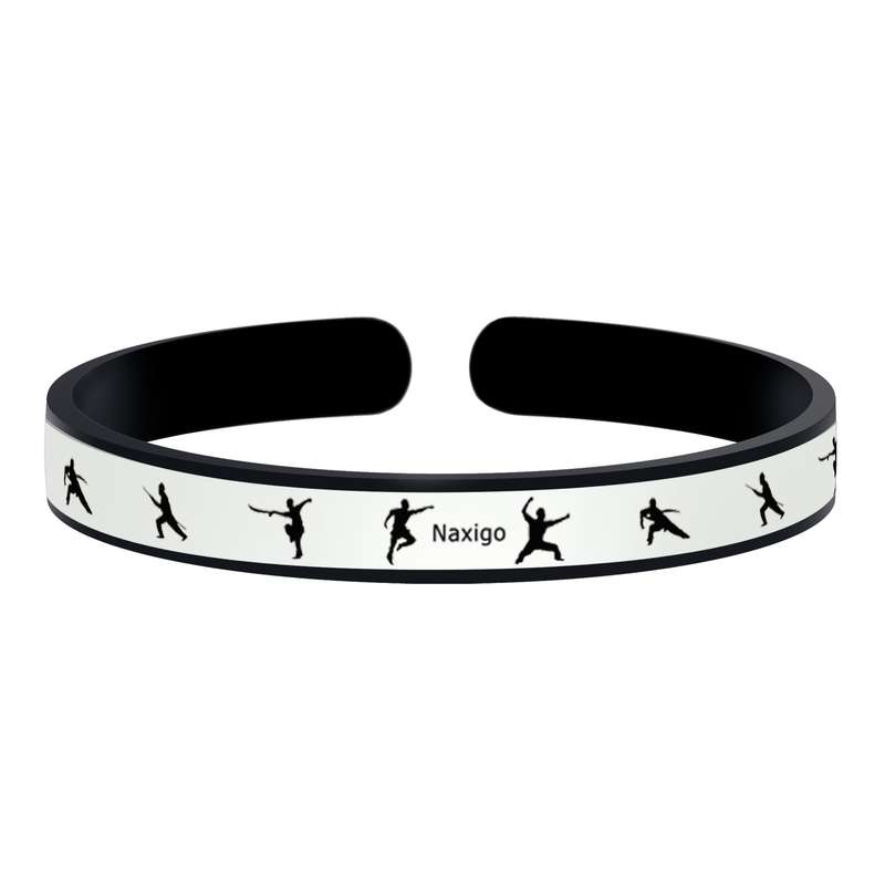 دستبند ناکسیگو طرح ووشو مدل BR5414 دستبند ناکسیگو طرح ووشو مدل BR5414