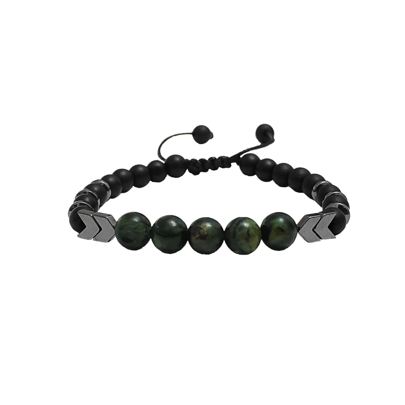 دستبند مردانه مدل  جاسپر و اونیکس کد 02