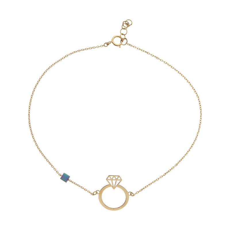 پابند طلا 18 عیار زنانه نیوانی مدل PA016 پابند طلا 18 عیار زنانه نیوانی مدل PA016