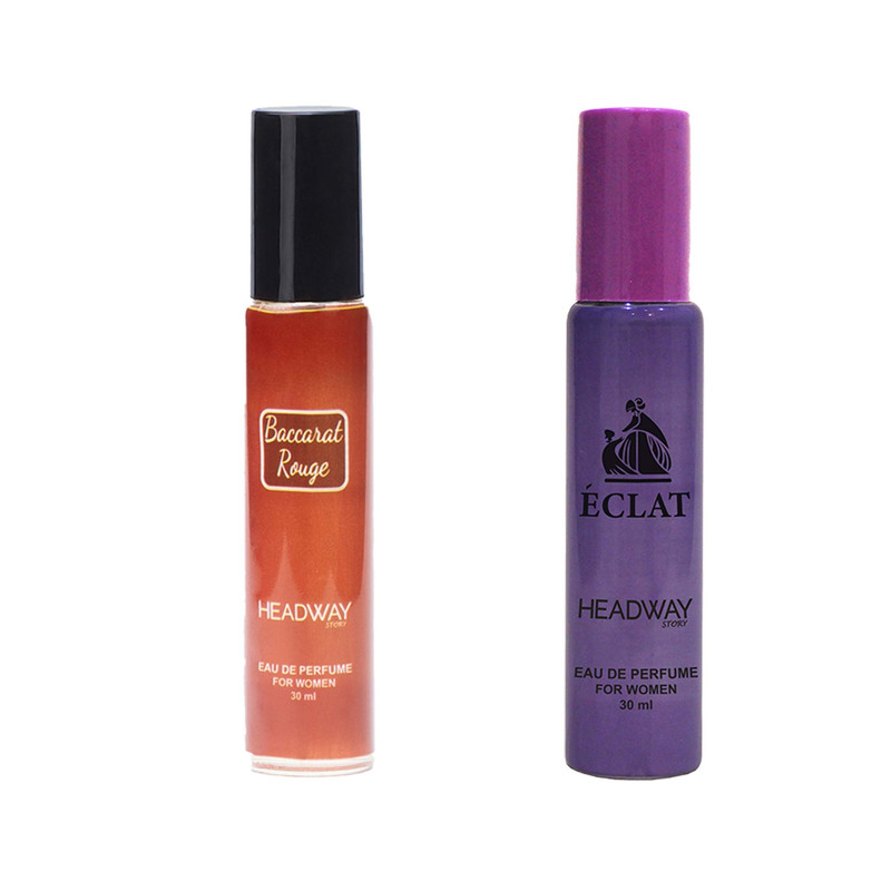 عطر جیبی زنانه هدوی استوری مدل کورکجان باکارات رژ و لانوین اکلت حجم 30 میلی لیتر مجموعه 2 عددی عطر جیبی زنانه هدوی استوری مدل کورکجان باکارات رژ و لانوین اکلت حجم 30 میلی لیتر مجموعه 2 عددی
