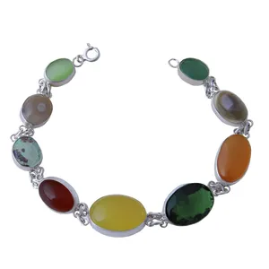 دستبند نقره زنانه بازرگانی میلادی کد DP_179