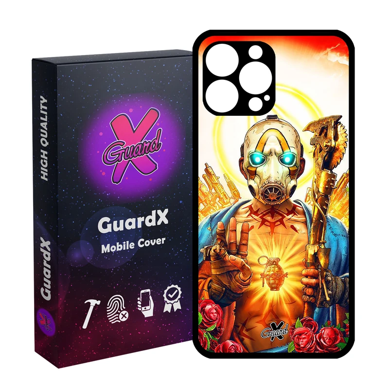 کاور گارد ایکس طرح Borderlands مدل Glass10068 مناسب برای گوشی موبایل اپل iPhone 14 Pro Max