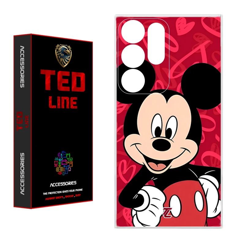 کاور تدلاین طرح میکی موس کد 1148 مناسب برای گوشی موبایل سامسونگ Galaxy S25 Ultra