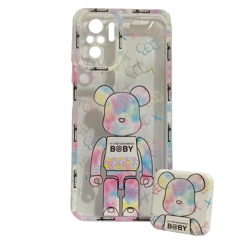 کاور کد 8604 مناسب برای گوشی موبایل شیائومیRedmi Note 10 4G به همراه پایه نگهدارنده