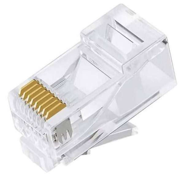 کانکتور Rj45 Cat6 UTP کی نت مدل K-NC6U0100 بسته 100 عددی