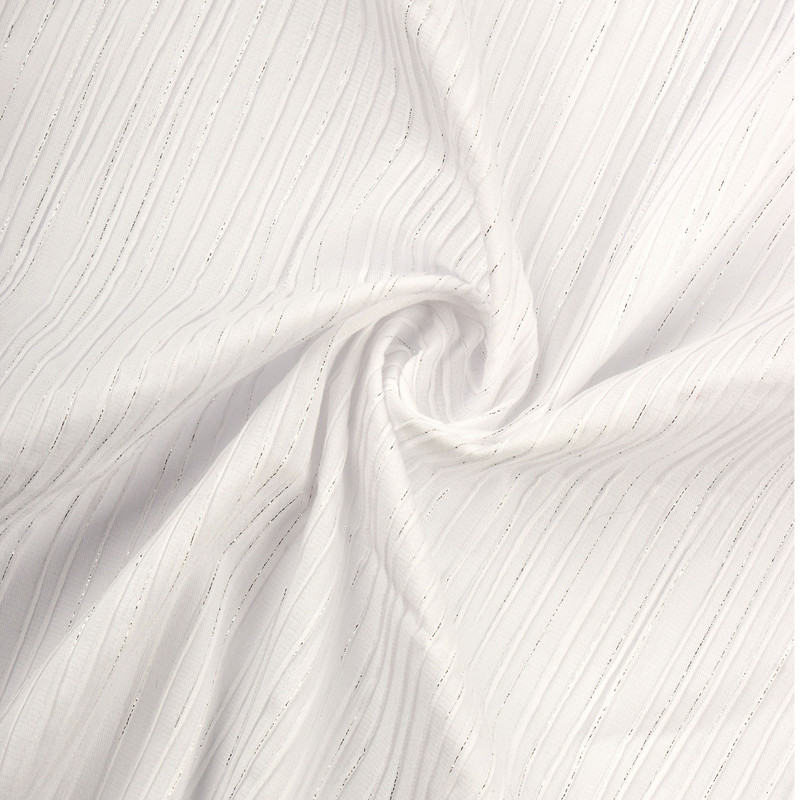 پارچه مانتو مدل ژاکارد پلیسه متالیک کد 020427