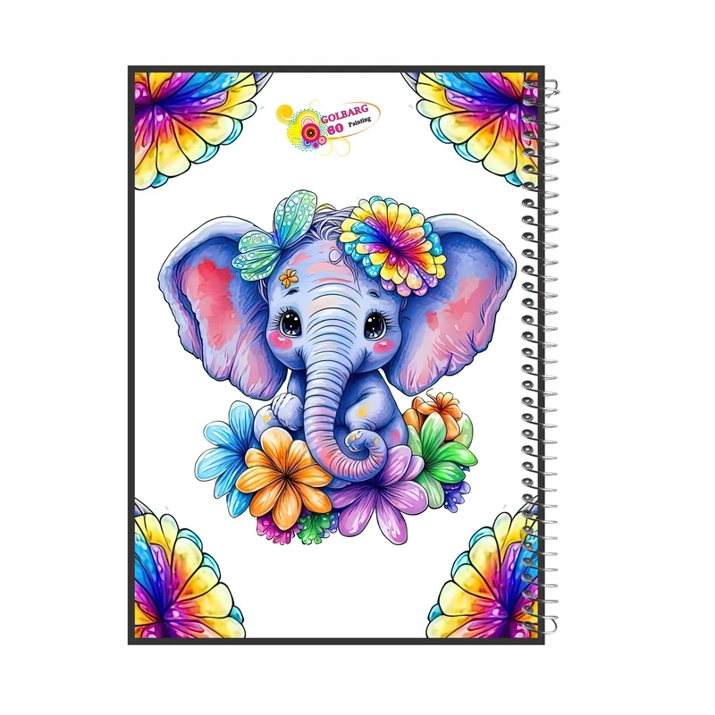 دفتر نقاشی 60 برگ گلبرگ مدل فیل کد 2133