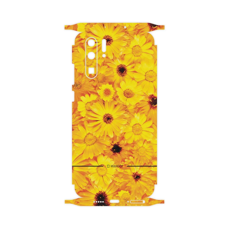 برچسب پوششی ماهوت مدل Full skin-Yellow-Flower مناسب برای گوشی موبایل هوآوی P30 Pro