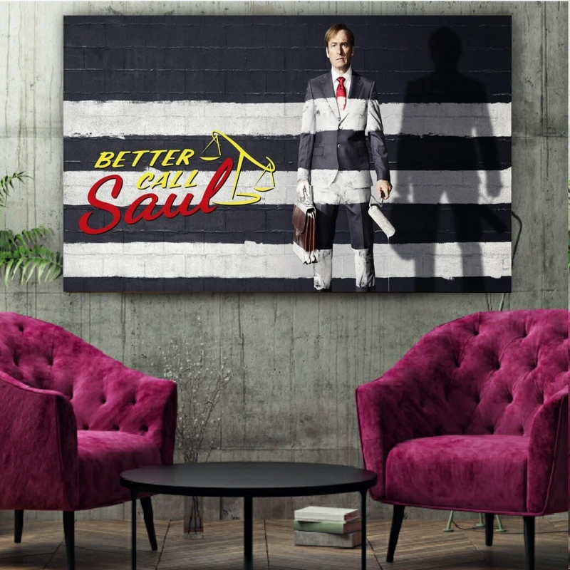 پوستر دیواری طرح سریال بهتر با ساول تماس بگیرید مدلSDP224