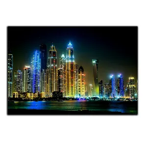 تابلو شاسی بکلیت طرح منظره شهر دبی مدل SH-709