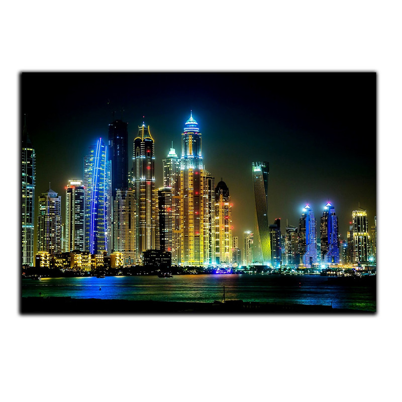 تابلو شاسی بکلیت طرح منظره شهر دبی مدل SH-709