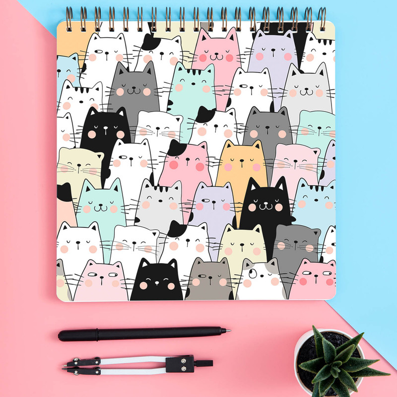 دفتر یادداشت باژیکان طرح گربه کد 2010001