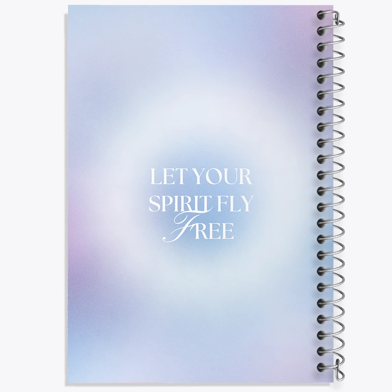 دفتر مشق 100 برگ خندالو طرح Let Your Spirit Fly Free کد N2363