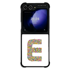 AKAM AMC-WSGZFLIP5-ALPHADOODLEBET-5 Cover For Samsung Galaxy Z Flip 5