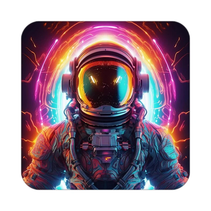 زیر لیوانی کاکتی طرح فضانورد مدل mp46103