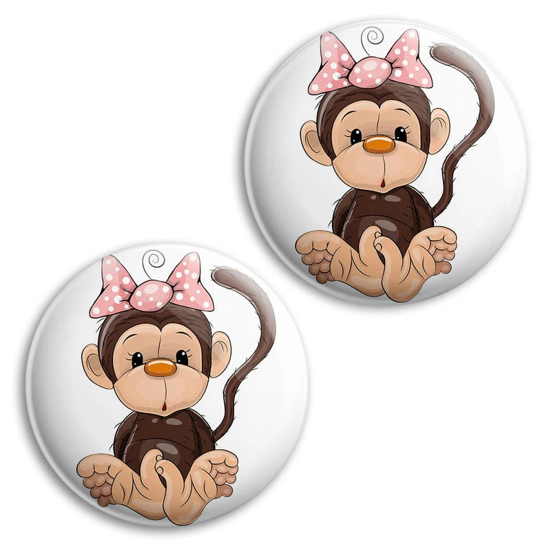 مگنت پرمانه طرح cute کد pmag2.26681 مجموعه 2 عددی
