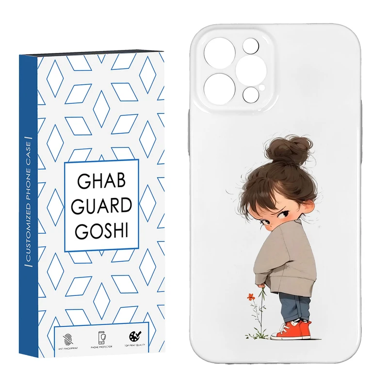 کاور قاب گارد گوشی طرح فانتزی دختر ملوس کد HARD-03 مناسب برای گوشی موبایل اپل IPHONE 12 PRO