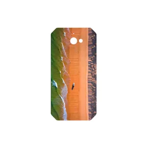 MAHOOT Beach and Green Sea Cover Sticker for CAT S50