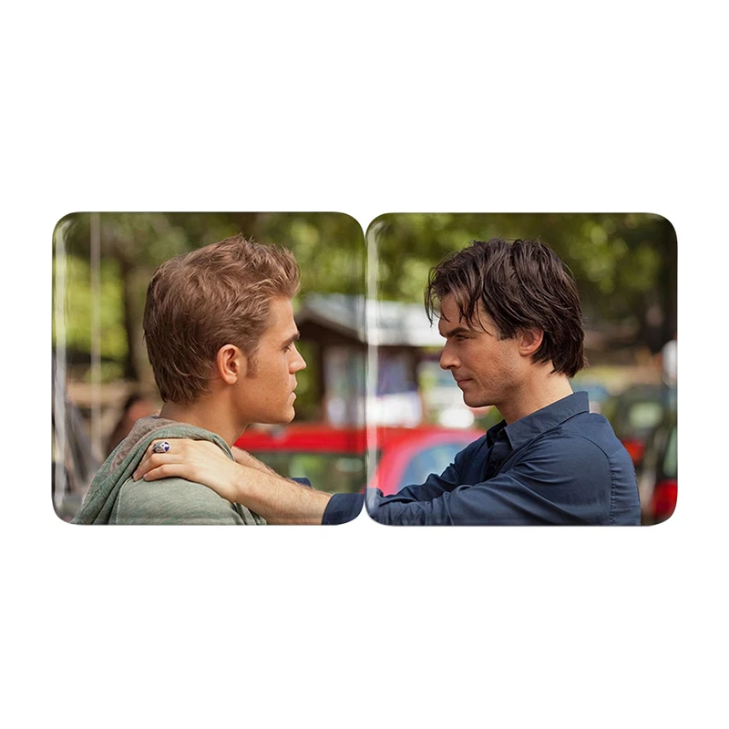 مگنت خندالو مدل دیمون و استفان خاطرات یک خون آشام The Vampire Diaries کد A206 مجموعه 2 عددی
