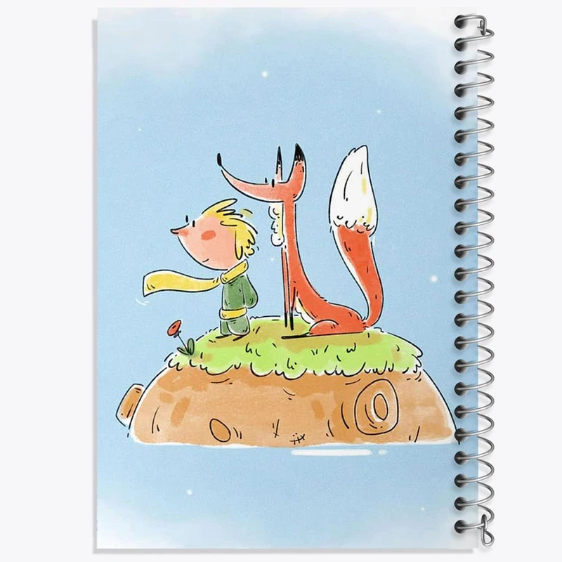 دفتر مشق 50 برگ خندالو مدل شازده کوچولو کد 25771