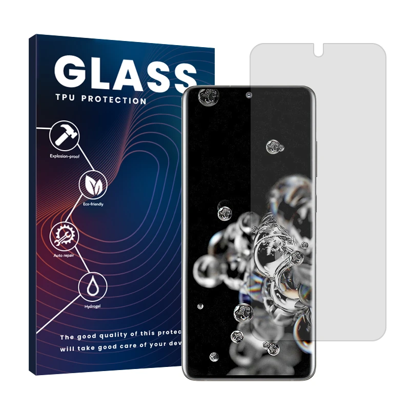 محافظ صفحه نمایش شفاف گلس مدل Resistant مناسب برای گوشی موبایل سامسونگ Galaxy S20 Ultra