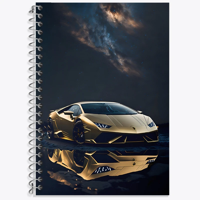 دفتر لغت 50 برگ خندالو طرح ماشین اسپرت کد F5410