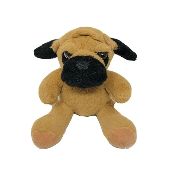 عروسک طرح سگ پاگ مدل Pug The Puppy کد SZ8/531 طول 17 سانتی‌متر