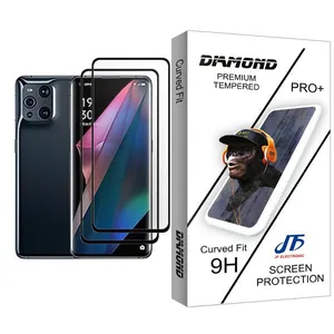 JF Diamond Glass MIX002 Screen Protector For Oppo Find X3 Pro Pack Of 2