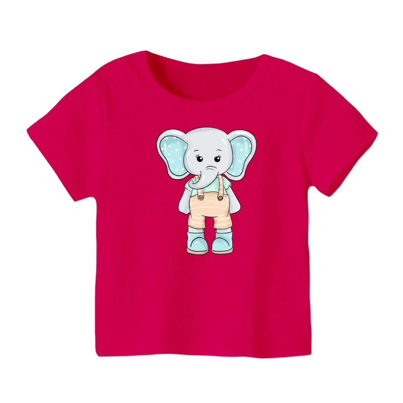 تی شرت آستین کوتاه بچگانه مدل فیل کد ۱۸