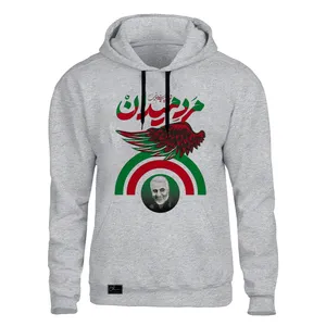 هودی مردانه مدل مرد میدان کد J147 رنگ طوسی