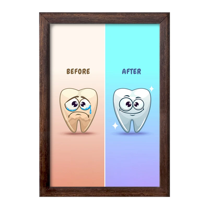 تابلو خندالو طرح دندان و دندانپزشکی کودکانه کد 27784