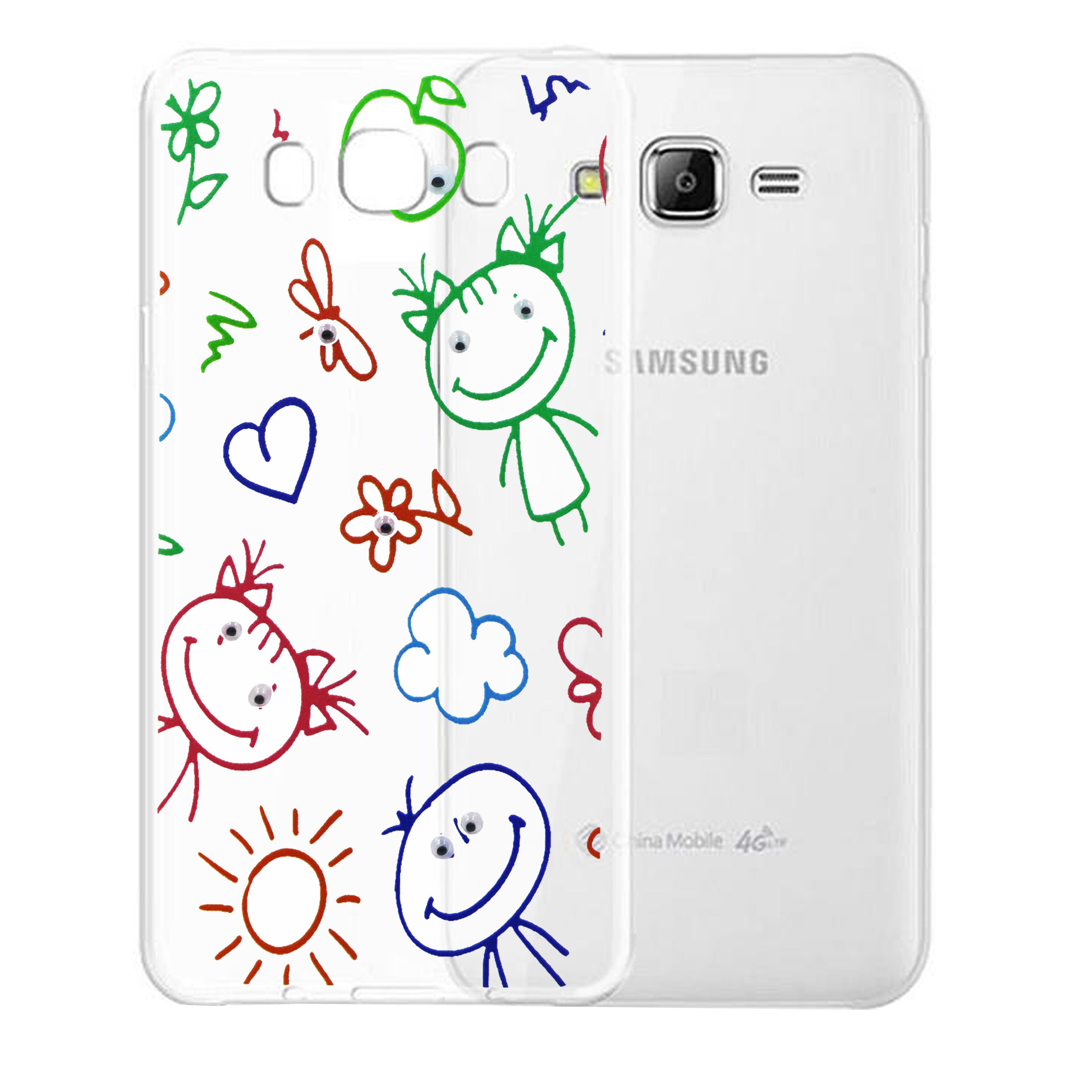 کاور طرح نقاشی مدل CLR-099 مناسب برای گوشی موبایل سامسونگ Galaxy J5 2015