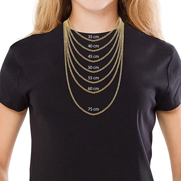 زنجیر طلا 18 عیار زنانه مدل میرو کد T50Z10