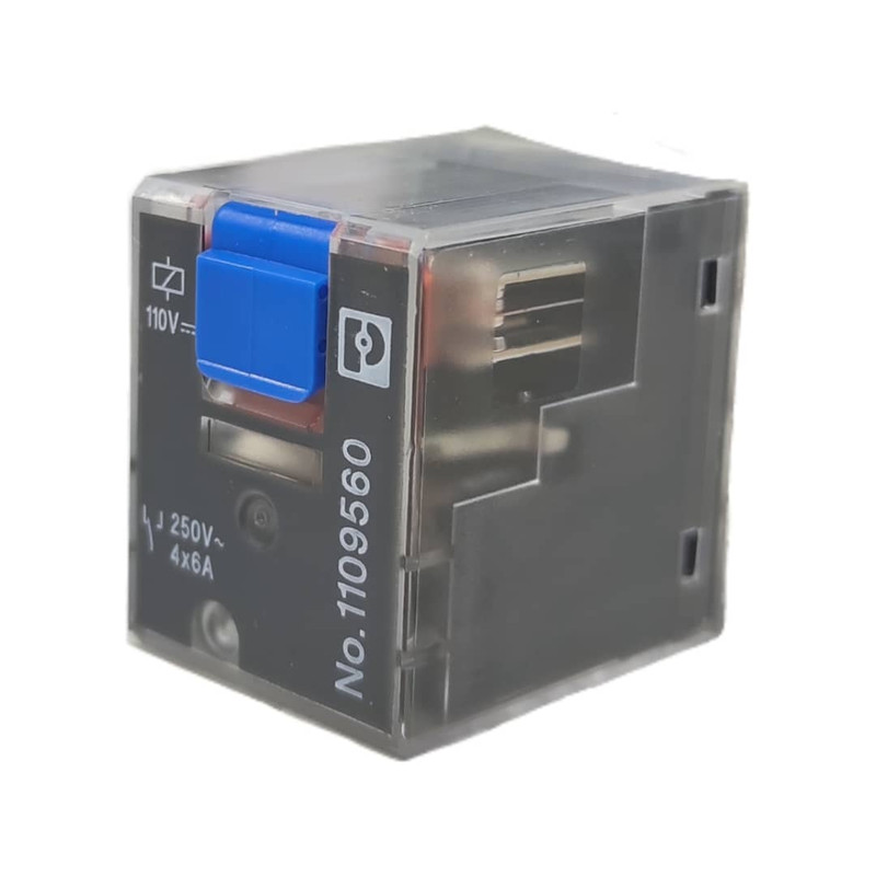 رله شیشه ای چهار کنتاکت فونیکس مدل REL-IR-BL/L-110DC/4X21