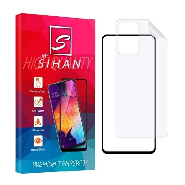 محافظ صفحه نمایش مای سیحان مدل 2FN مناسب برای گوشی موبایل سامسونگ Galaxy A52 4G به همراه محافظ پشت گوشی