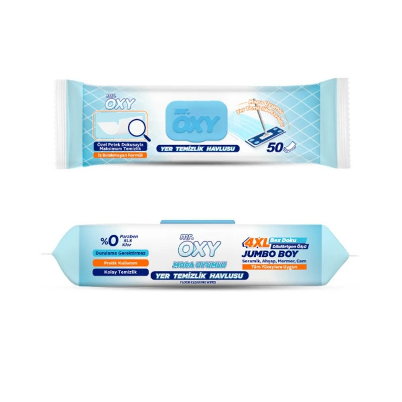 یدک زمین شوی مستر اوکسی مدل 4XL بسته 50 عددی