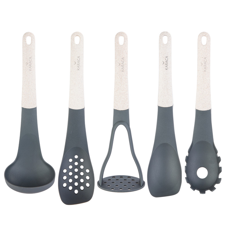 سرویس کفگیر و ملاقه 5 پارچه کاراجا مدل Sandy