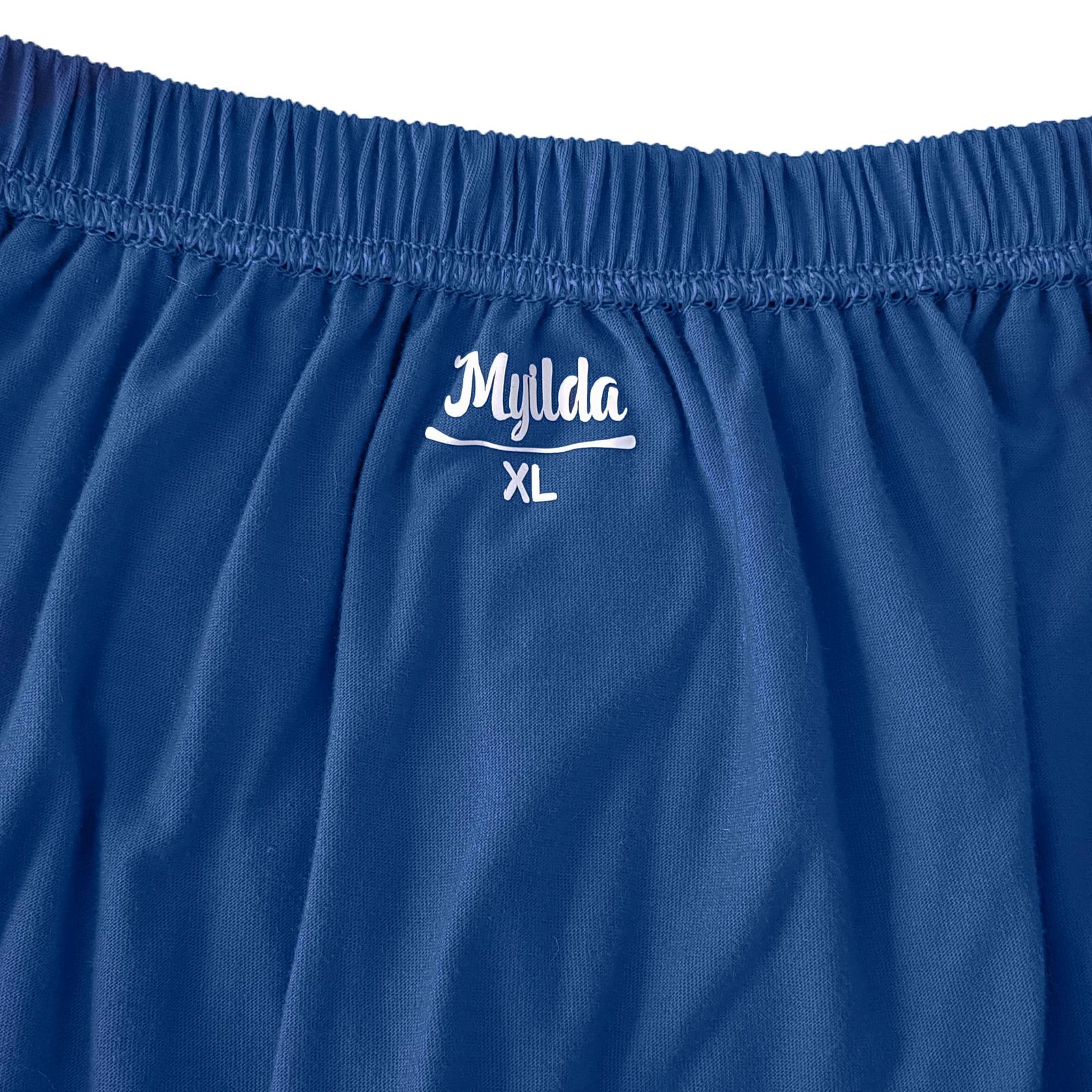 شورت مردانه ماییلدا مدل پادار پنبه ای کد 4702 رنگ آبی شالی -  - 8