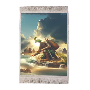 تابلو فرش ماشینی مدل طرح محرم حضرت ابوالفضل (ع) کد FR144