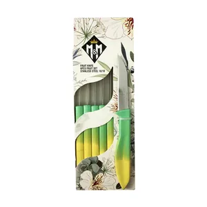 چاقو میوه خوری ام اند ام مدل هایلایت بسته 6 عددی