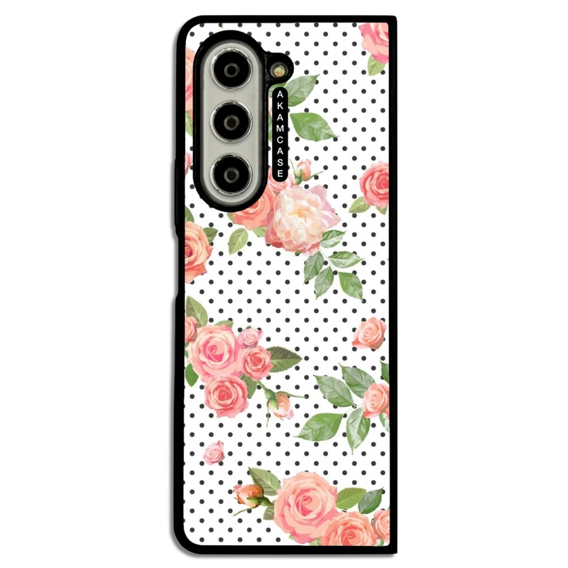 کاور آکام مدل AMC-WSGZFOLD5-FLOWERS5 مناسب برای گوشی موبایل سامسونگ Galaxy Z Fold 5