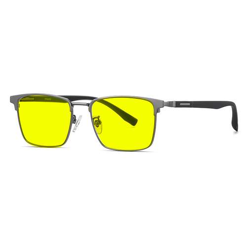 عینک شب مدل مستطیلی UV400 کد ST6207GN
