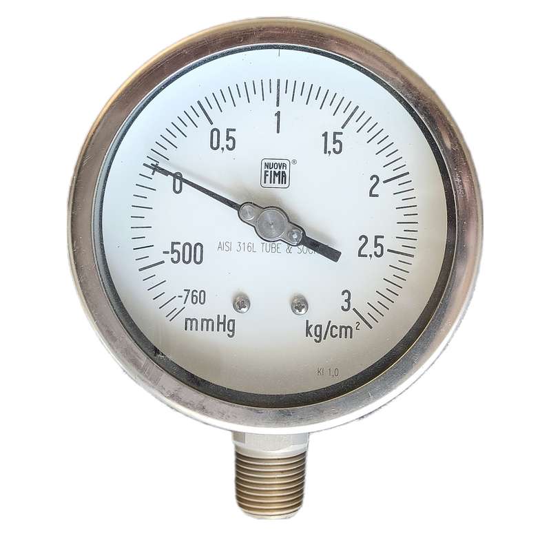 گیج فشار نووا فیما مدل 760mmHg...3kg.cm2-10cm-