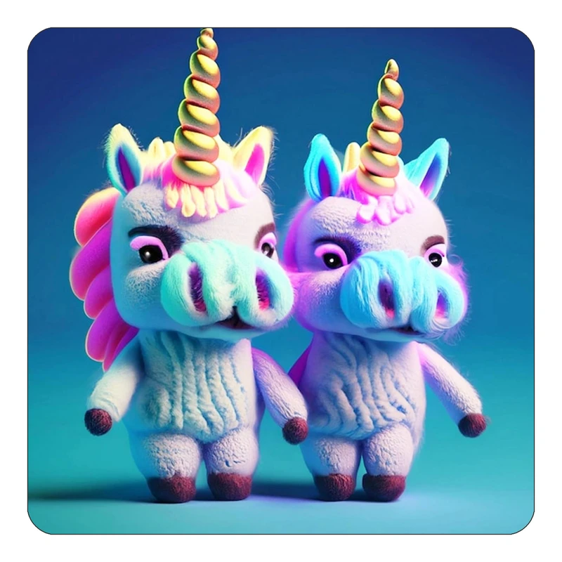 مگنت کاکتی طرح اسب تک شاخ و یونیکورن مدل mp28995