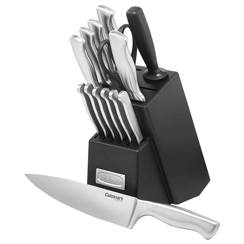 سرویس چاقو آشپزخانه 15 پارچه کوئیزینارت مدل C77SS-15PK