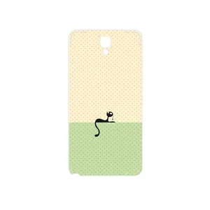 MAHOOT Minimal Internet Cat Icon Cover Sticker for Samsung Galaxy Note 3 Neo